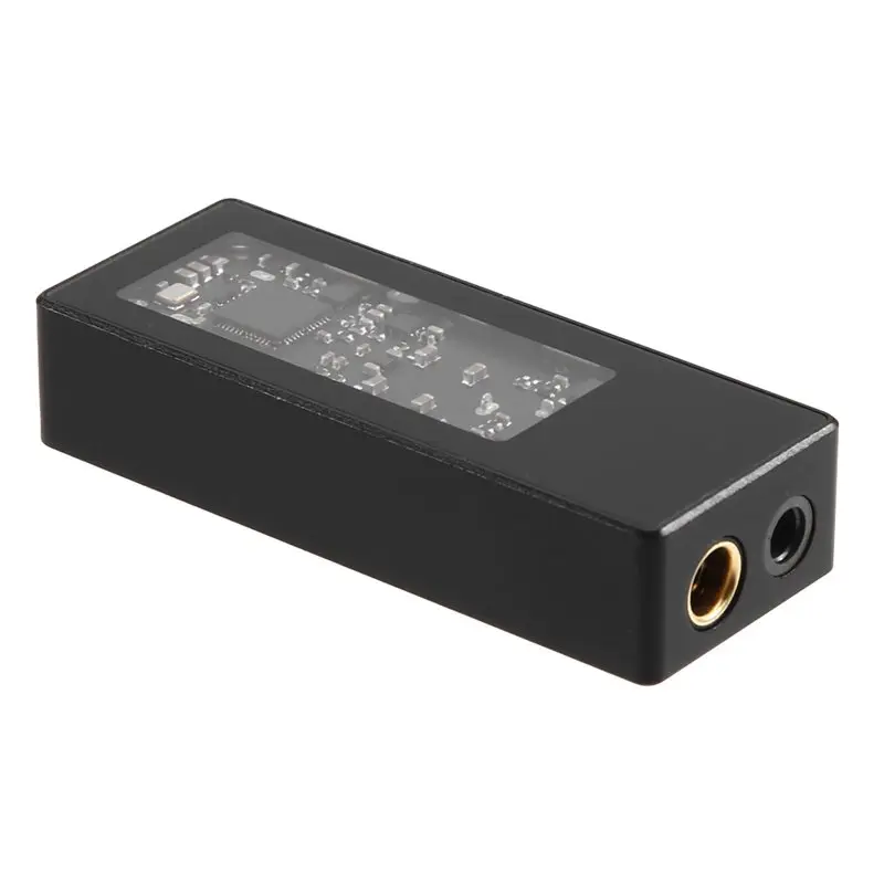 

ABKQ-Small-Diameter Decoder Type-C Audio CT7601PR+ES9039Q2M Decoder DAC Lossless Headphone Black