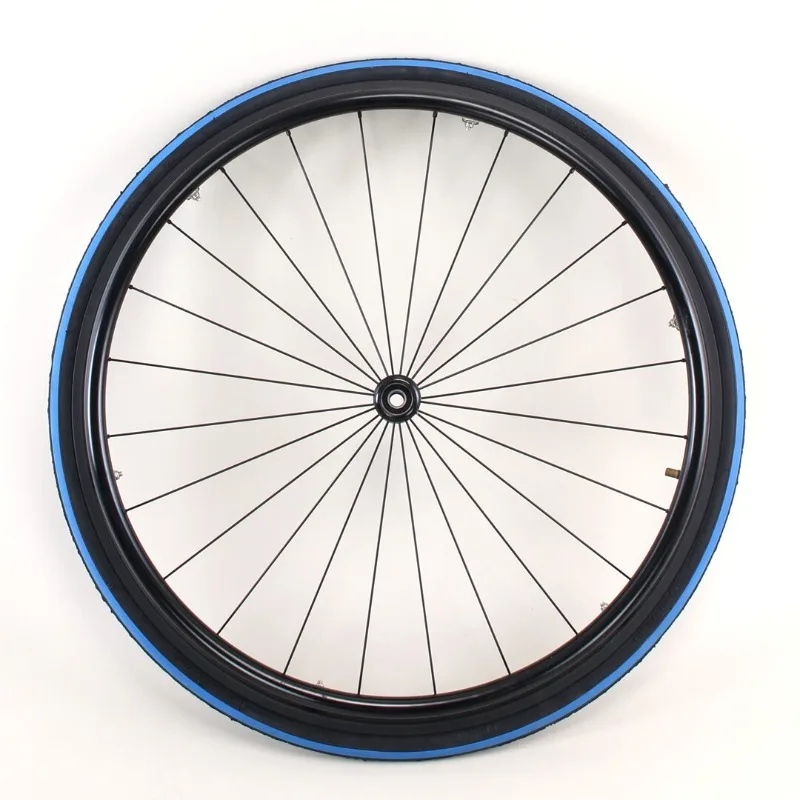 Sports wheelchair rear wheel 24 inch disabled wheelchair rear wheel full set of accessories quick release wheel hub with bearing
