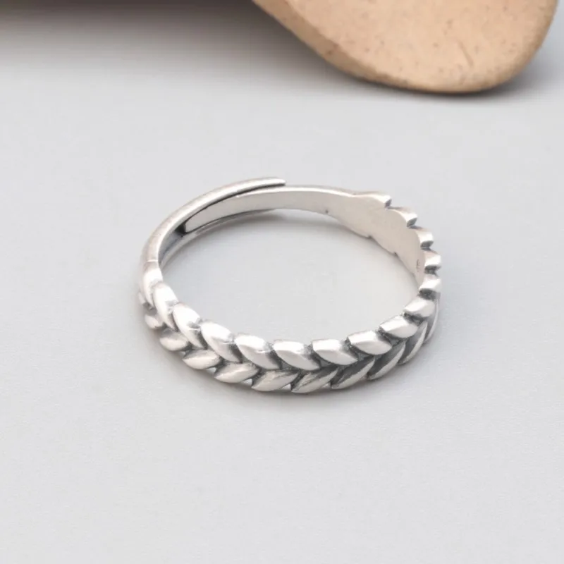 

Кольца BOCAI S999 из стерлингового серебра для женщин и мужчин, новые модные регулируемые ювелирные изделия из чистого аргентума, оптовая продажа