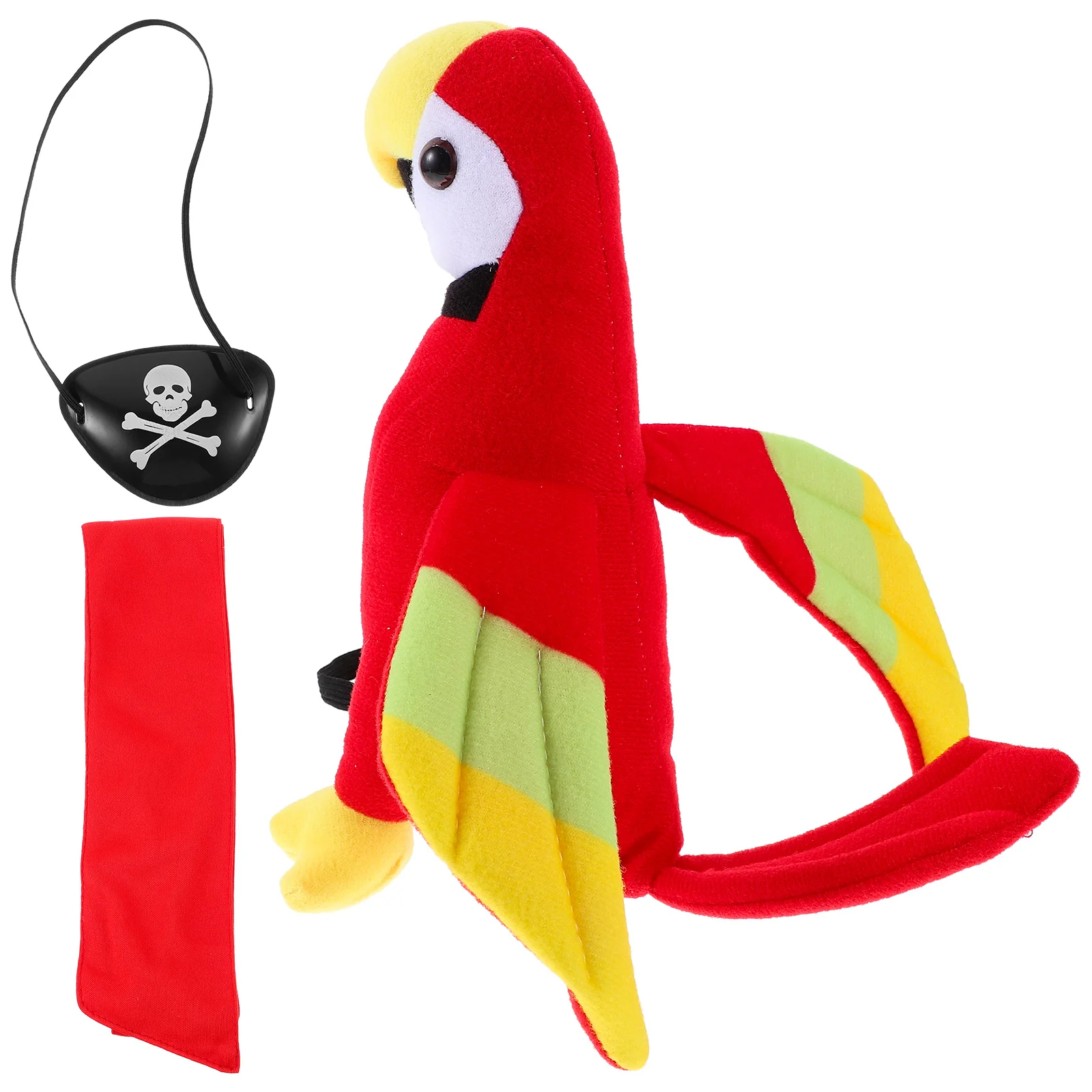 

Pirate Parrot Prop Set Costume Accessories Masquerade Party Makeup Headband Plastic Funny Hat Apparel