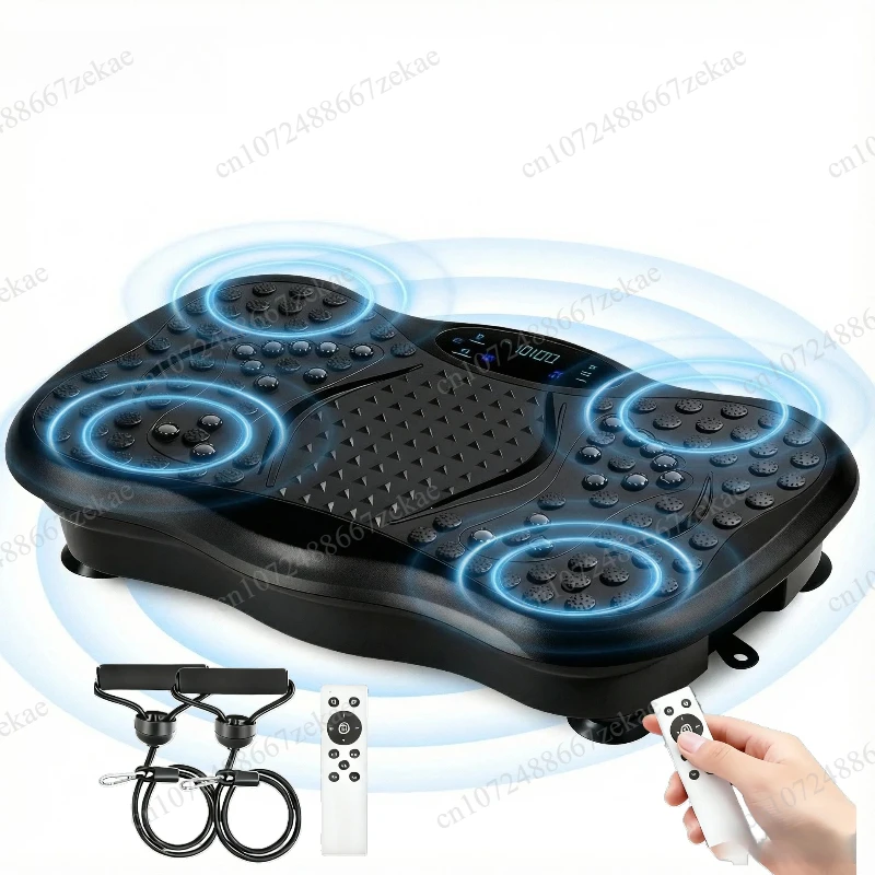 

Full Body Vibration Platform with Resistance Bands and Remote Control