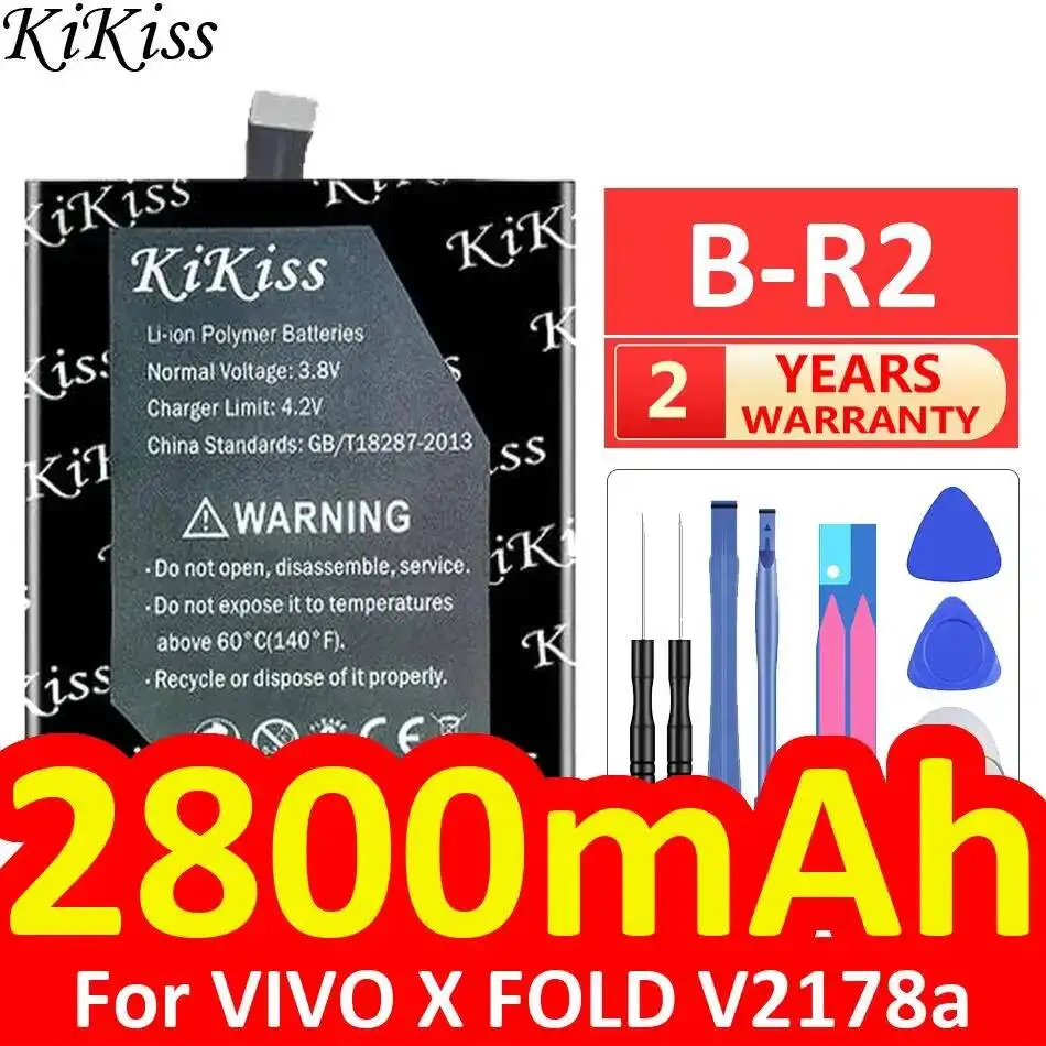 

Для Vivo X Fold V2178a Высокопроизводительный аккумулятор мобильного телефона B-R2 2800 мАч