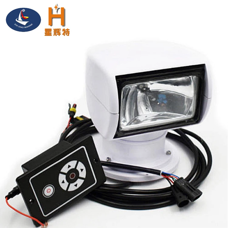 

Fishing boat equipment 100w halogen wire remote control navigation search light