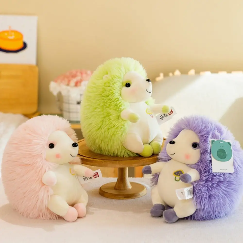 Decoración de la habitación, Animal relleno, muñeco de peluche de erizo, juguete de peluche de erizo suave de la vida Real, muñeco de peluche de erizo bonito Kawaii para niños