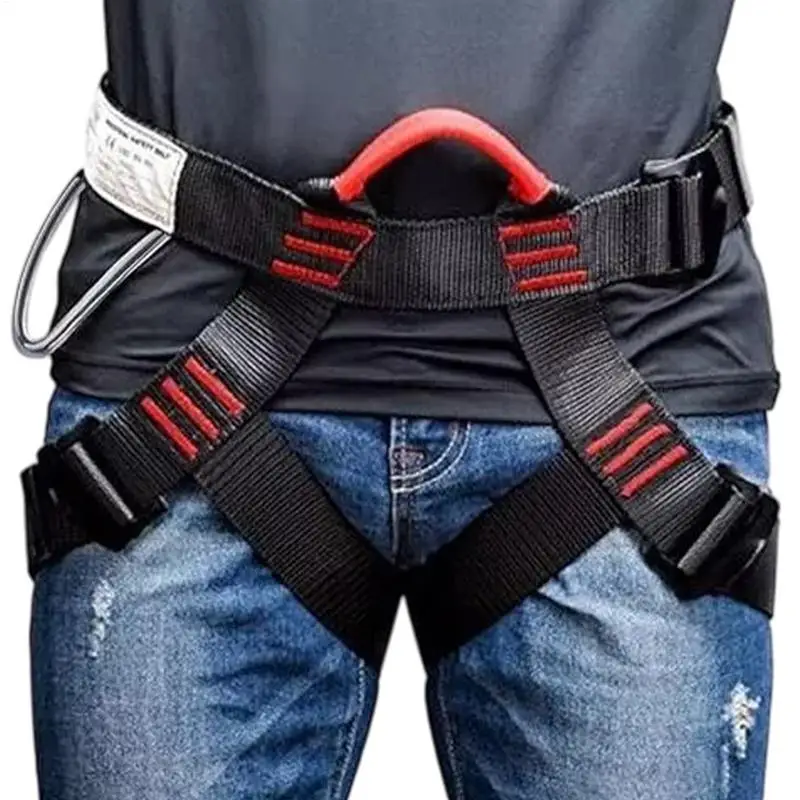 Outdoor Harness Sports Rock Climbing Half-Body Safety Protection Equipment Waist Support Aerial Survival Mountain Tools