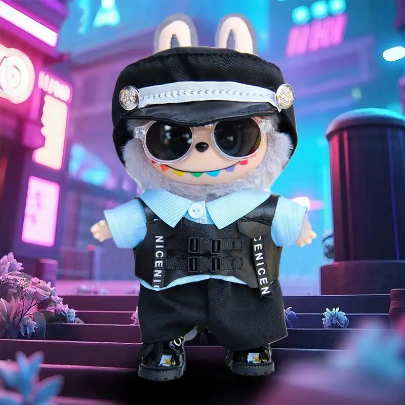 Взрывы крутая детская одежда Bubu 17 см, униформа, костюм 123-го поколения, одежда Spot Tide Play, виниловая плюшевая кукла, наряд. одежда