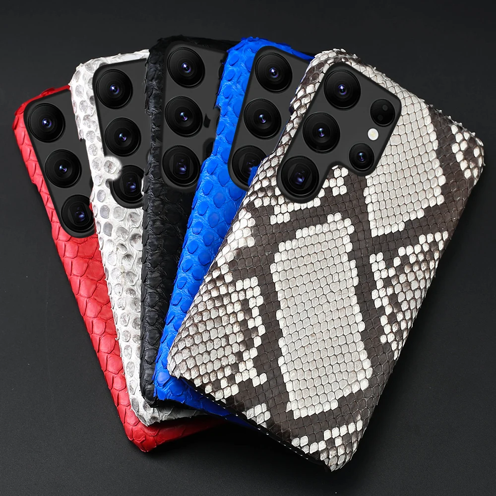 

100% Genuine Leather Cover Case For Samsung Galaxy S25 S24 Ultra S21 S22 S23 FE S24Plus S25Plus Note 20 Ultra A54 A53 A55 5G