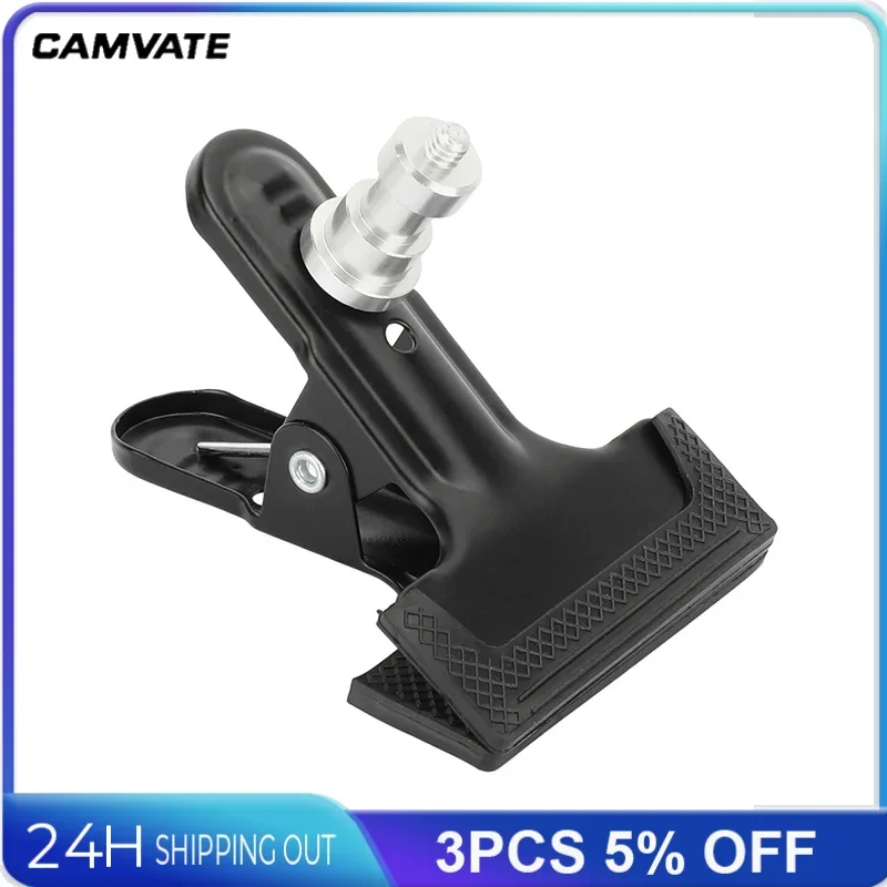 Morsetto in metallo con Clip a molla per impieghi gravosi CAMVATE con perno da 5/8