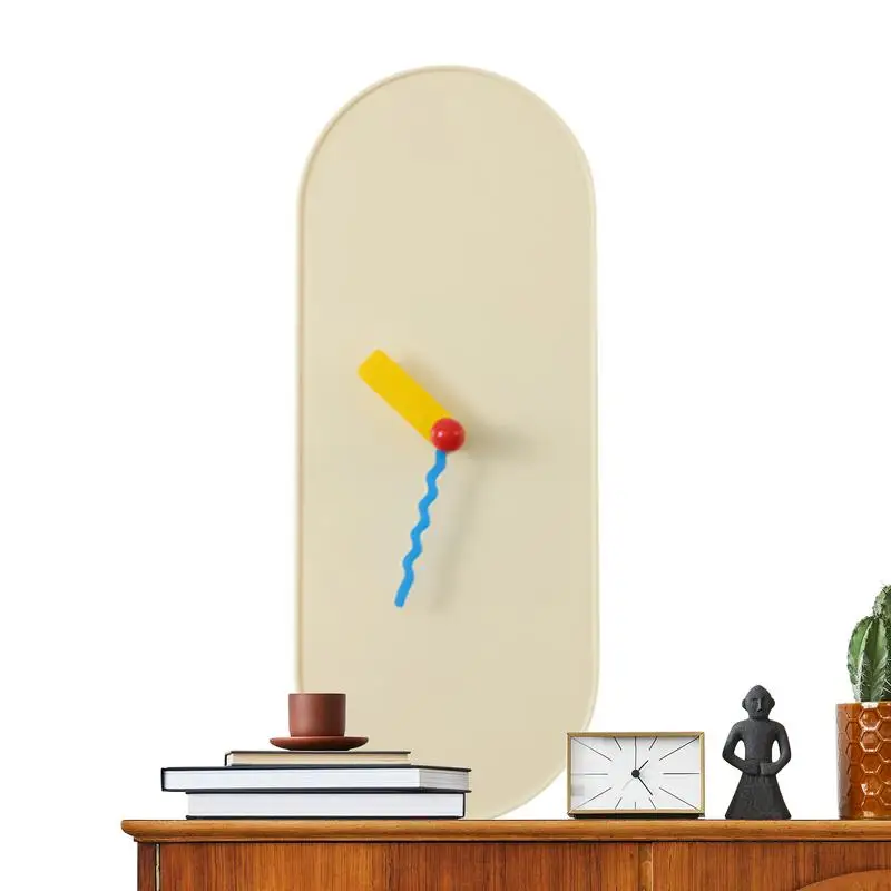 

Настенные часы, стильные аналоговые часы, современные нетикающие декоративные устройства отображения времени для дома, кухни, спальни, ванной комнаты, стены