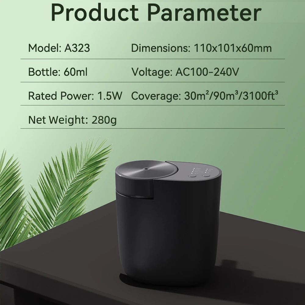 Plug in Waterless Professional Aroma Diffuser Bluetooth Room Frangrance Diffuser Electric Smell for Home Hotel Aromatic Diffuser