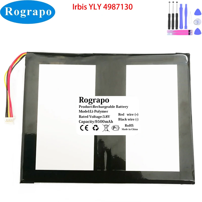 

New 3.8V 9500mAh Irbis YLY 4987130 Laptop Tablet PC Battery