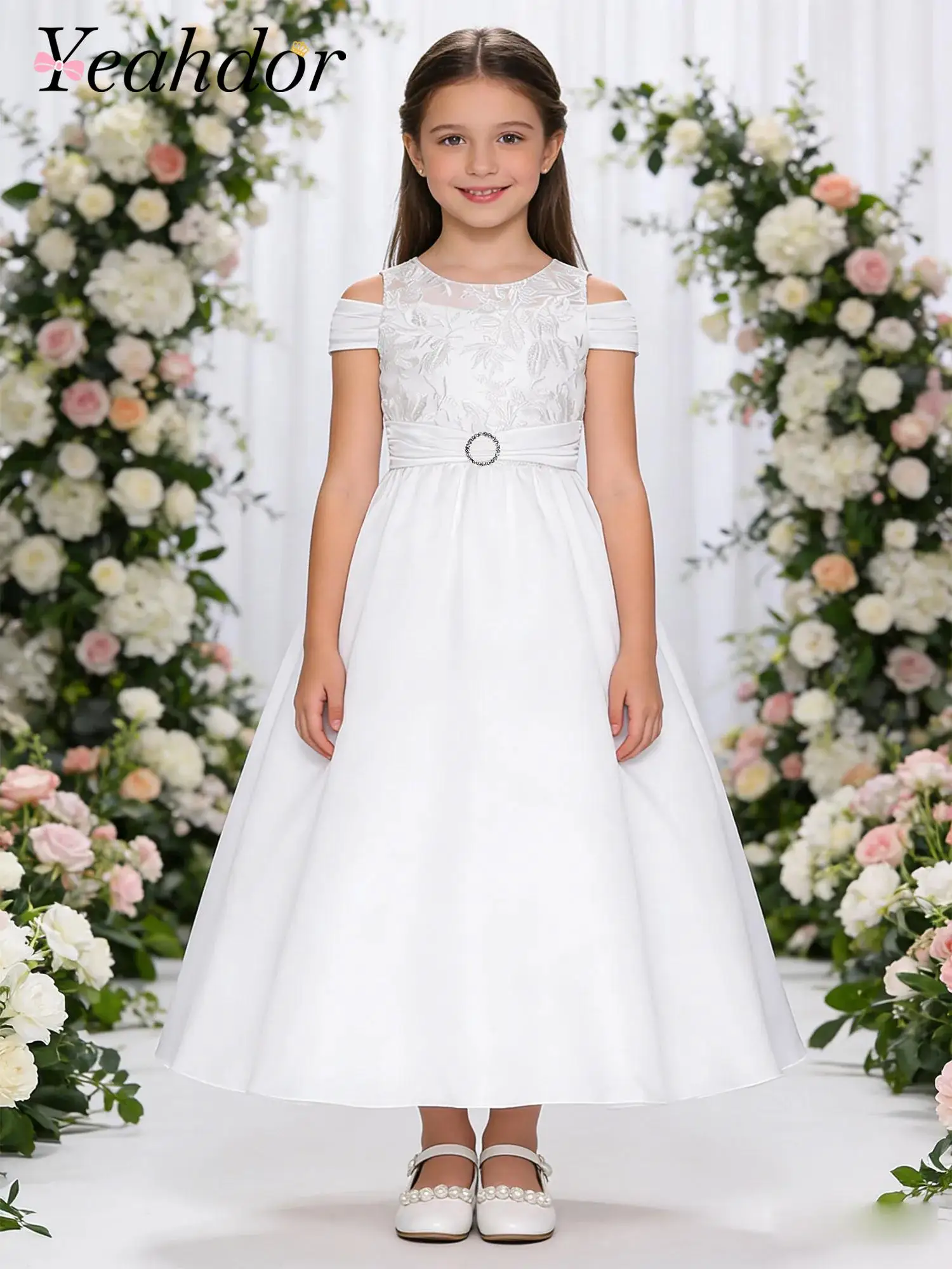 

Платья для девочек-подростков: нарядные платья с цветочным узором, кружевные платья с открытыми плечами, длинные платья для подружек невесты, вечерние, свадебные, для конкурсов красоты, выпускных вечеров, костюмы