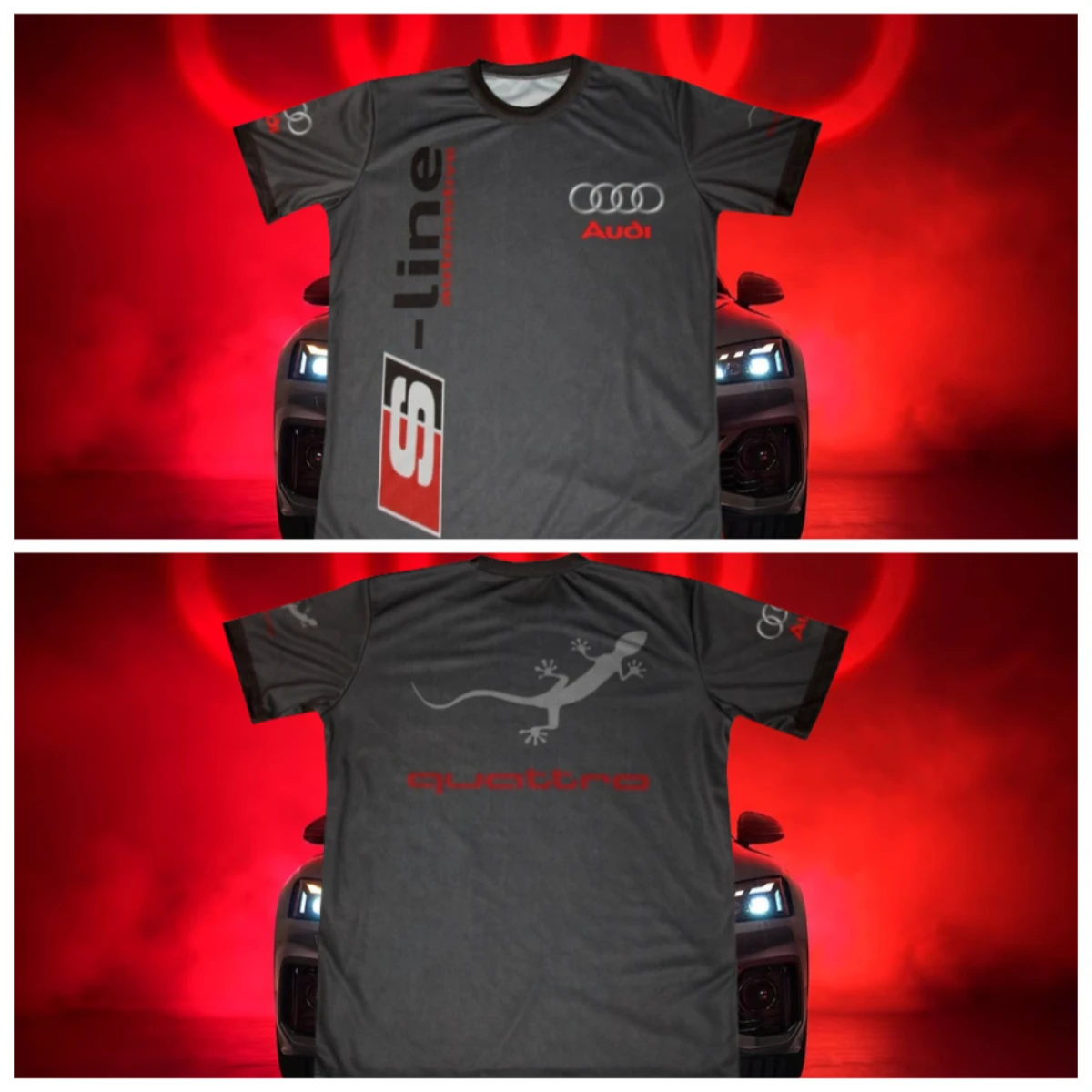 

Audi Authorization S-Line Quattro Superpower Motorsport Race T-Shirt Men Women Clothes Breathable Quick-drying Sweat-absorbing