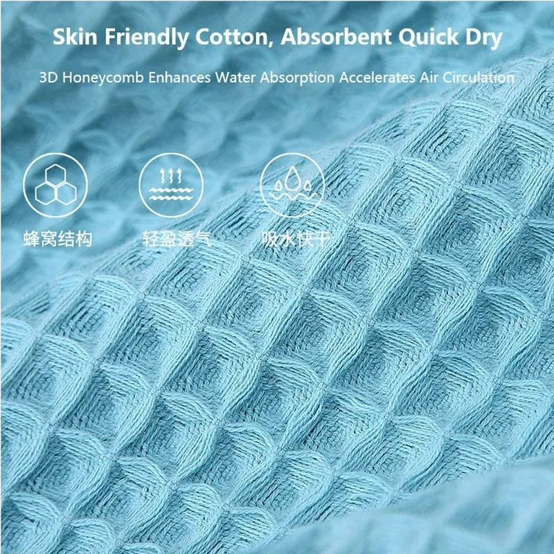 1/4/6PCS Terry Cotton Waffle Bath Towel Set Quick Dry Absorbent Bathroom Towels Soft Lightweight Durable Large Christmas Towels