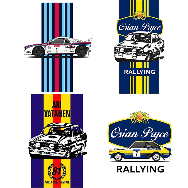 

Lancia 037 Henri Toivonen Vatanen World champion Racing Car Poster Metal Sign Posters Garage Custom Home Decor Room Wall Decor