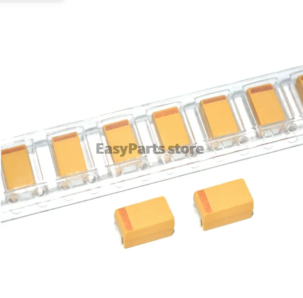 5/10PCS Type A SMD Tantalum Capacitors 3216 size, 15uF/22uF/33uF/47uF/100uF/6.3V/10V/16V, 1206 case