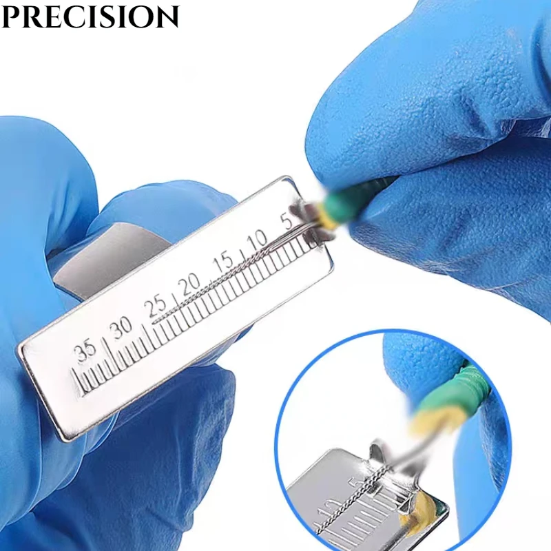 1Pcs Dentistry Ring Ruler Root Canal Measuring Tool DentaRuler instrument Root Canal Measuring Tool for Endodontic Dentist tools