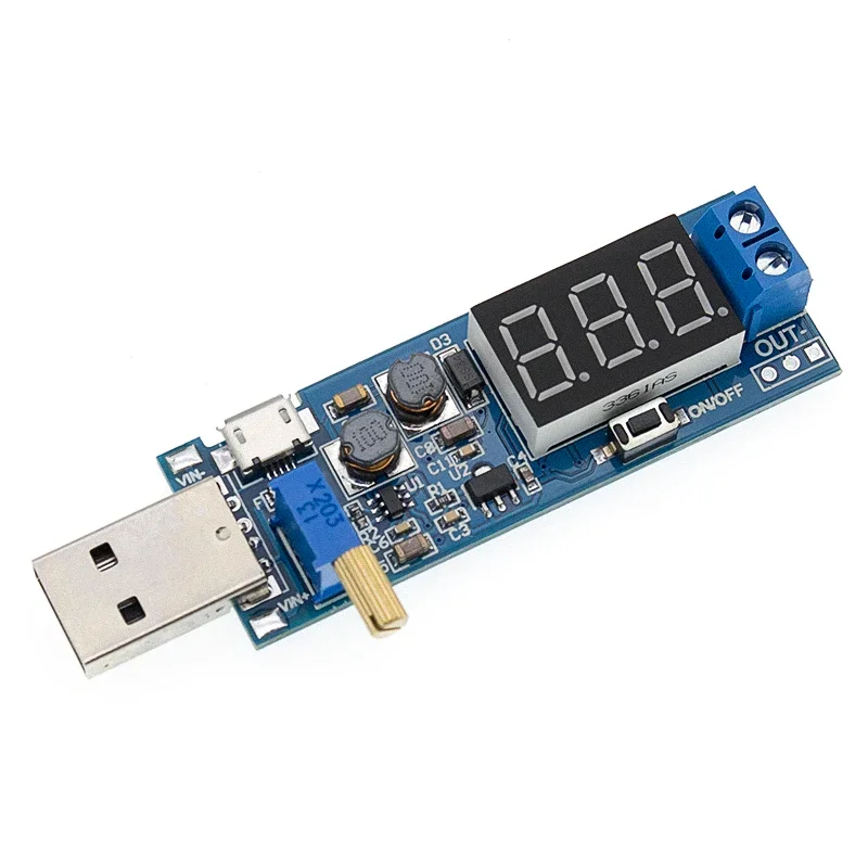 Arsmundi DC-DC 5V to 3.5V / 12V USB Step UP / Down Power Supply Module Adjustable Boost Buck Converter Out DC 1.2V-24V