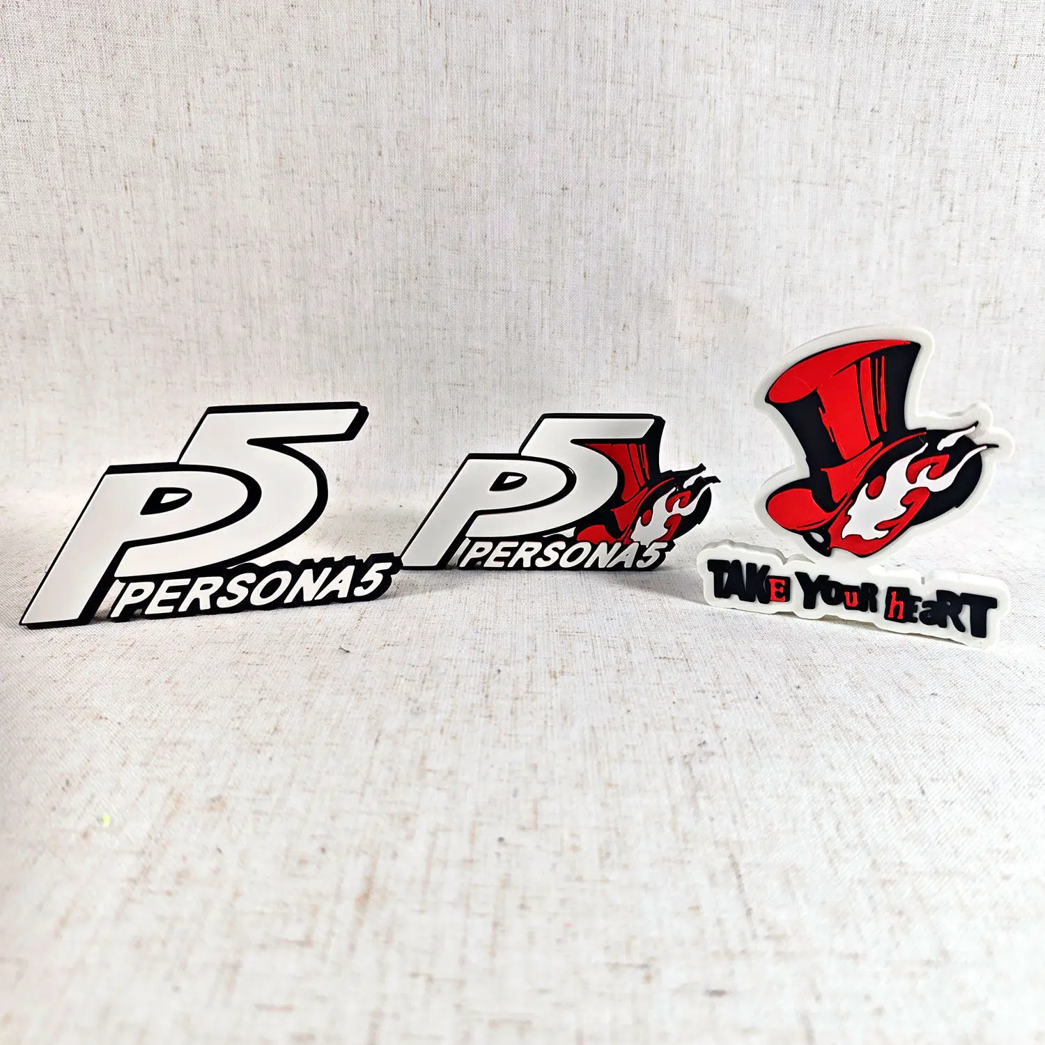 Persona 5 Logo Fridge Magnet Acrylic Stand Figure Model Desktop Decoration Collectible For Game Fans view 2