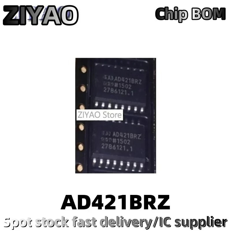 5PCS AD421 AD421BR AD421BRZ Digital to Analog Converter Chip SOP-16