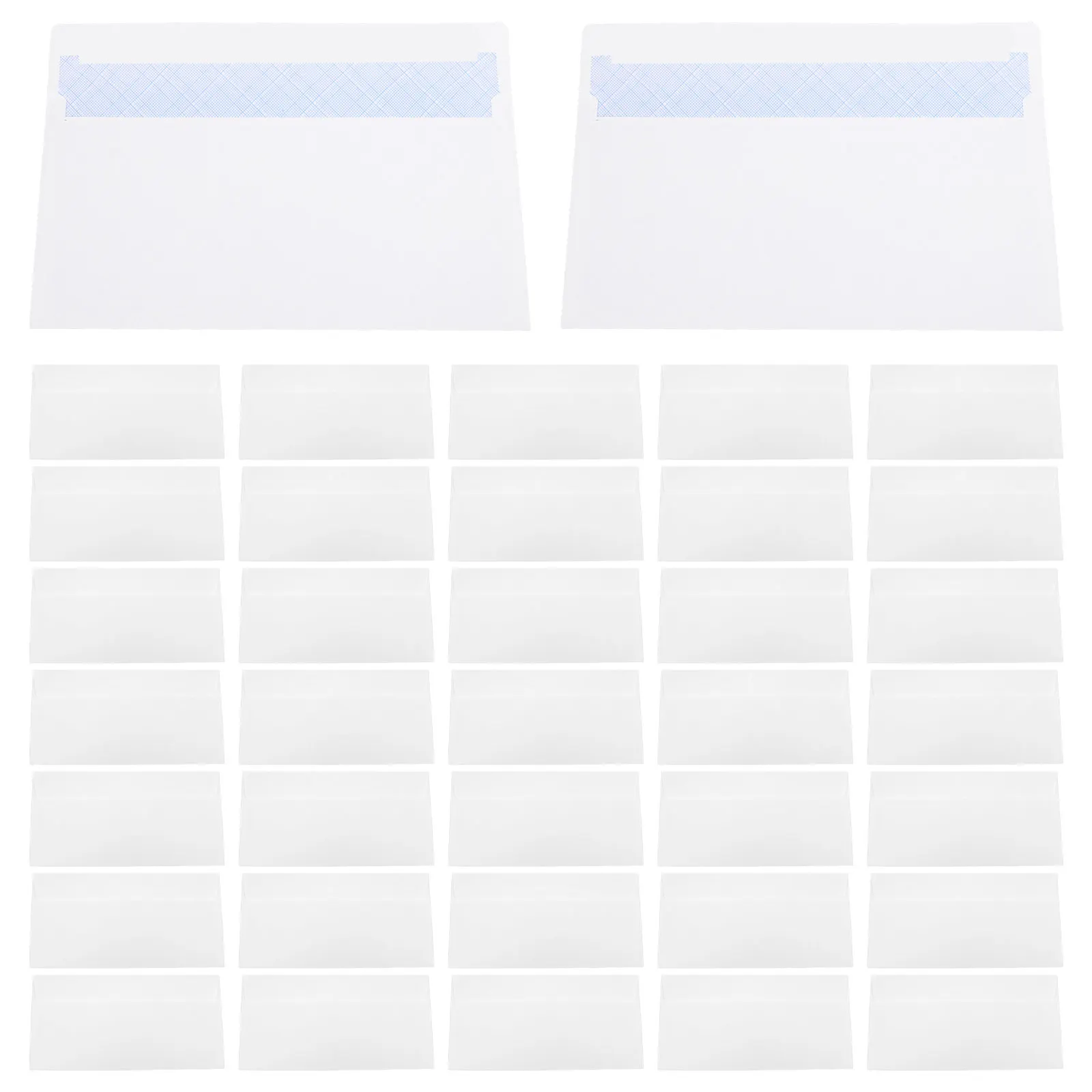 100 Pcs Envelopes Business Size Letter Security Legal Self Seal Office Supplies for Letters Mail Check