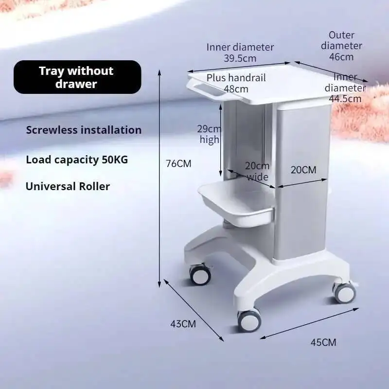 

Professional Aesthetic Beauty Salon Trolley Hairdressing Cart With Wheels Auxiliary Iron Organizers Barber Equipment