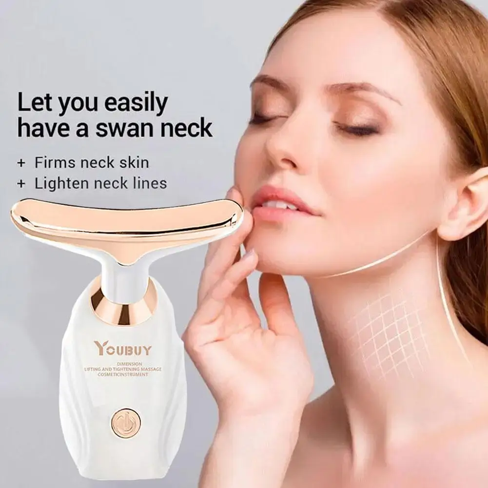 Neck Facial Lifting Device Skin Tightening Anti Wrinkle EMS Chin Microcurrent Face Tool Remover Skin Care Beauty Double Mas O8X2