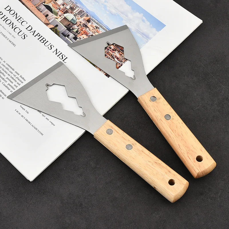 Reinforced‑Blade Cleaning Scraper Stainless‑Steel Shovel for Cement Ground Stripping Putty‑Removing Wall‑Skin  Peeling