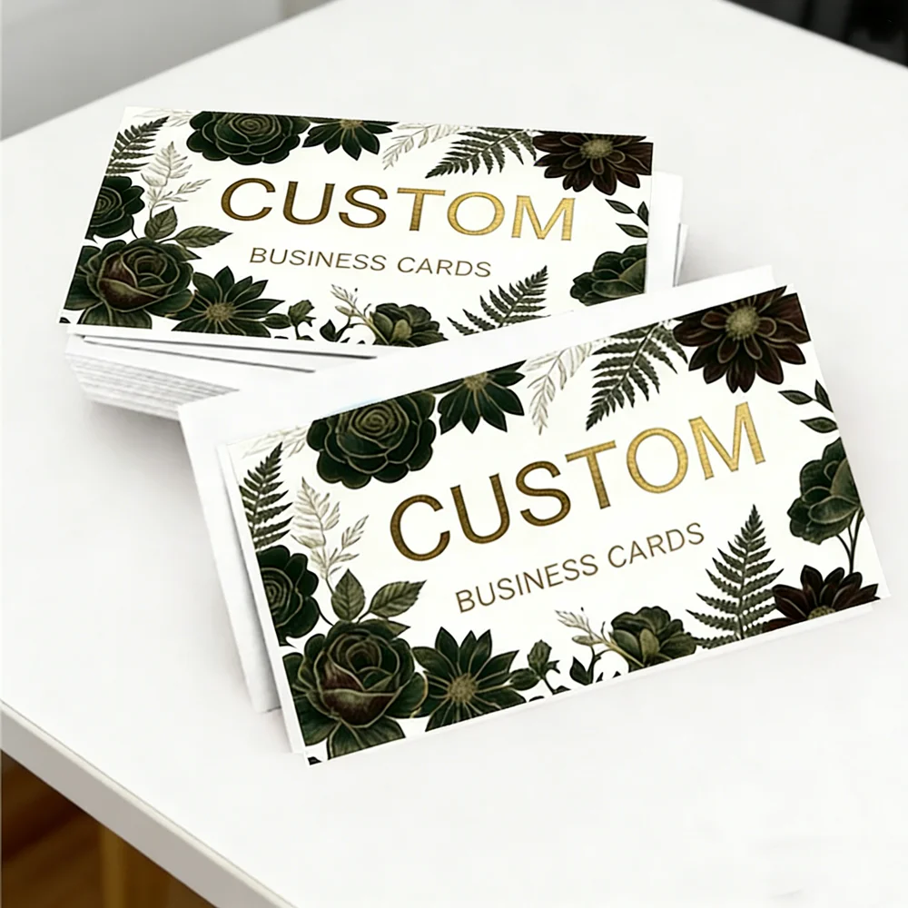 200pcs, Custom Business Cards/Cards, Desktop Business Cards, Thank You Cards, Matte Film Surface