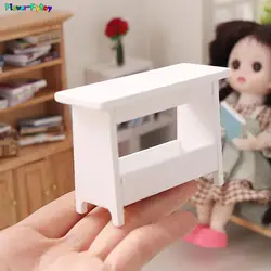 1:12 Dollhouse Mini Stool Desk Table Model Cabinet Bookshelf Furniture Decor Toy Mini Furniture Modern Night Table