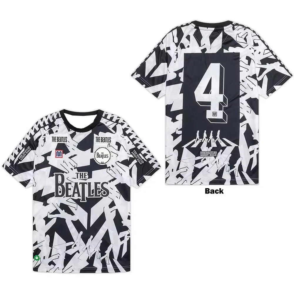 2026 Summer Men's Beatles Abbey Road # 4 Unisex Football Jersey Y2K Rock Hip-hop Style Breathable Streetwear T-shirt