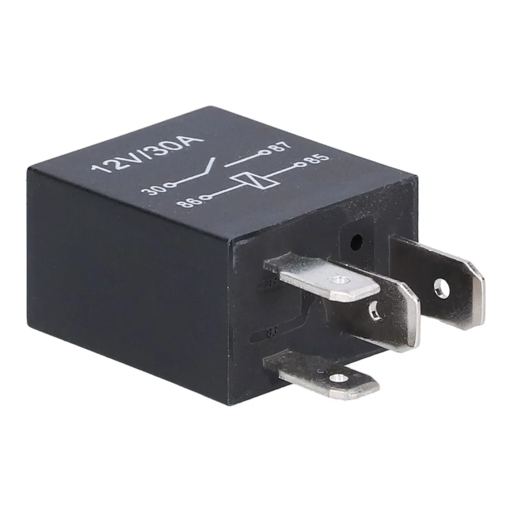 10 Pcs Relay Kit 4 Pin/5Pin Violet Relay 12V 30A 36.6*23*15.5mm Automobile Relay Car Relay Air Conditioner System