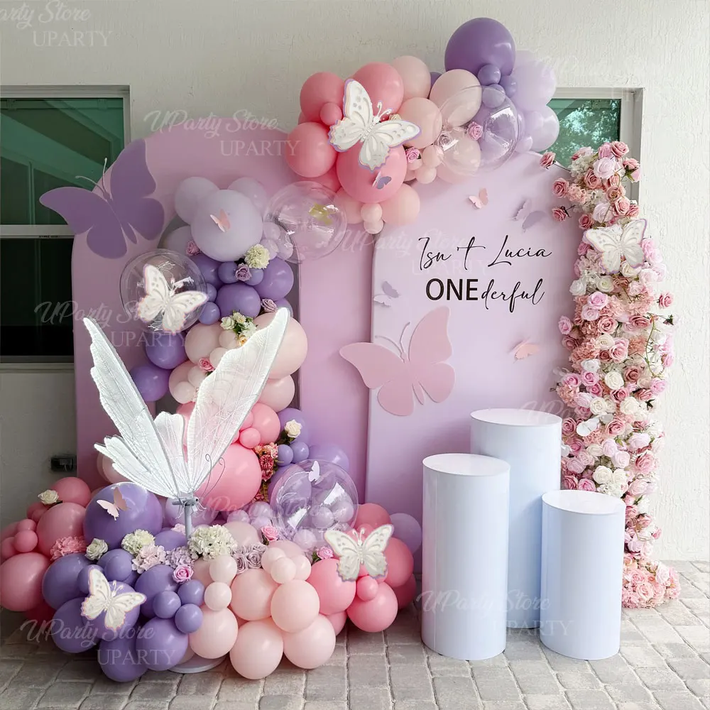 6 Stück 3D große Schmetterlings-Partydekorationen, riesige Papier-Schmetterlingsaufkleber, Wanddekoration für Geburtstag, Hochzeit, Babyparty, Mitbringsel – Detail 4