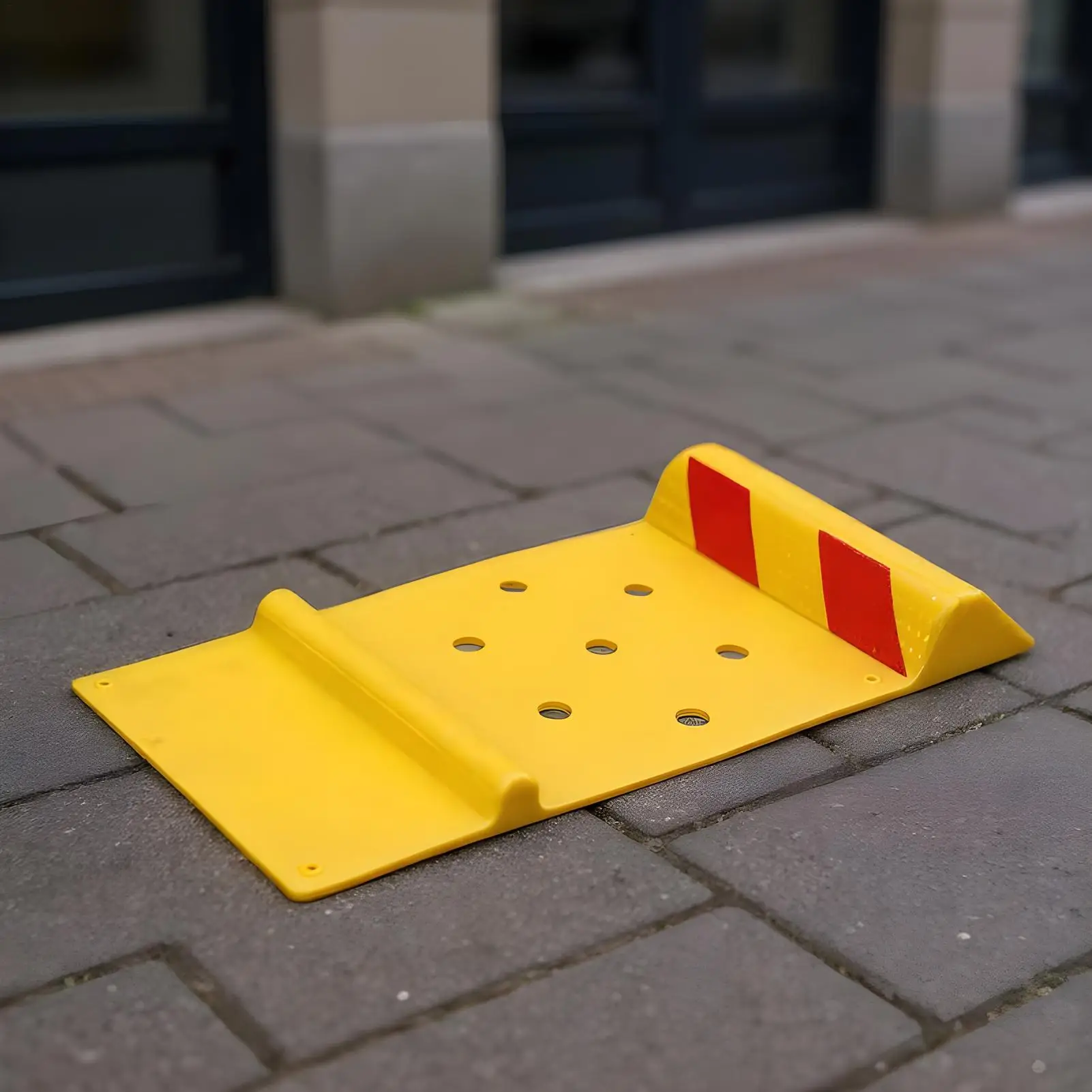 

Garage Car Parking Mat Wheel Stoppers Anti-Slip Parking Aids High Visibility Wheel Stabilizer Guides Stops For Automotive Sedan