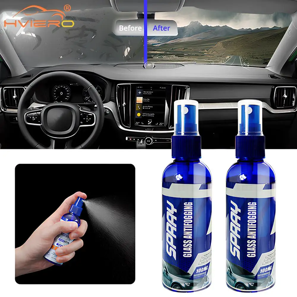 

Auto Accessori Windshield Car Window Sight Coating Spray Glass Cleaner Waterproof Rainproof Anti-Fog Agent Water Repellent 100ml