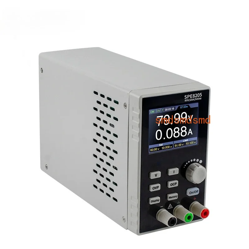 SPE8205 SPE8105 Programmable DC Power Supply, 80V 10/20A 500W Portable Laboratory Power Supply List Waveform Editing Output