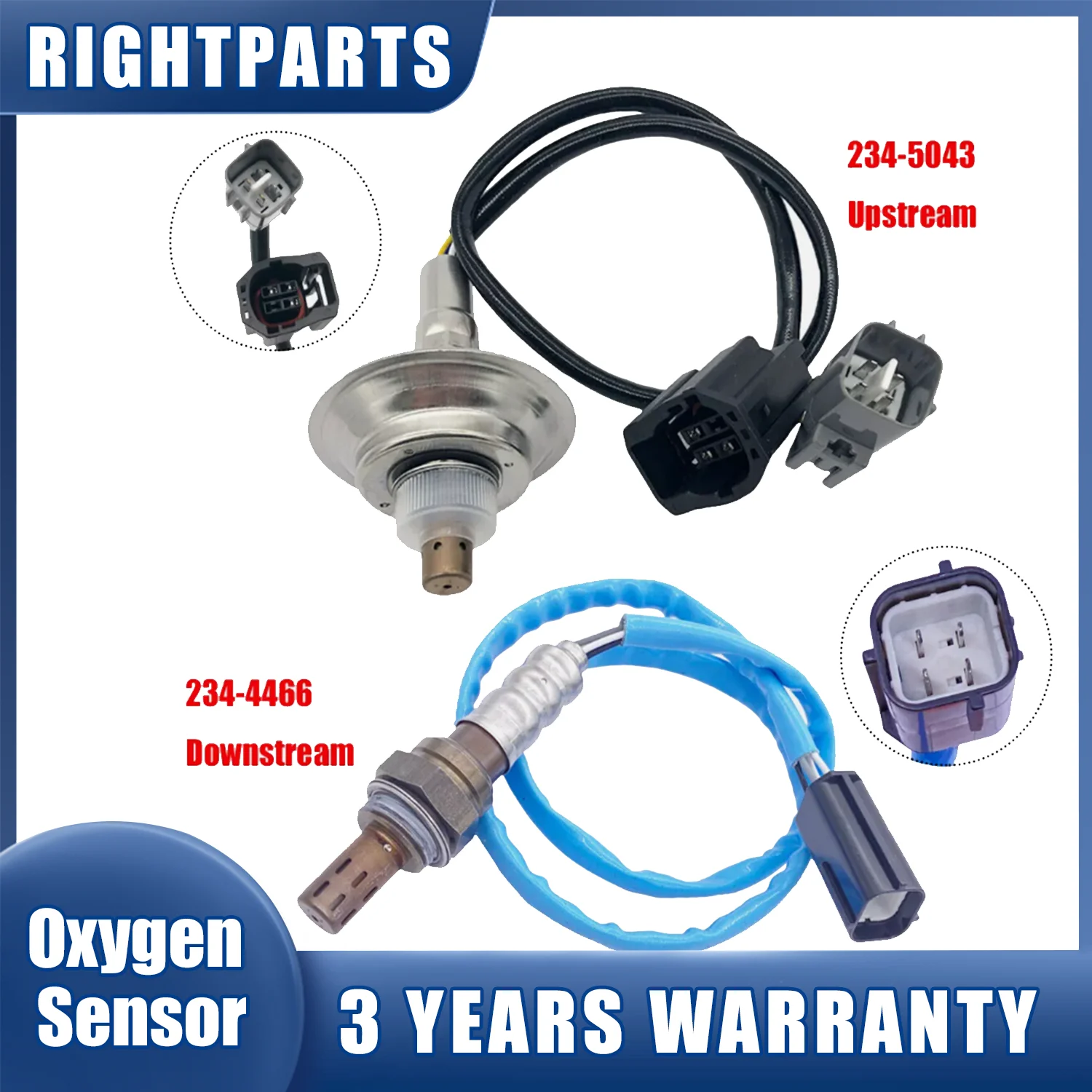 Up&Downstream Oxygen Sensor 234-5043 234-4466 L555-18-8G1 L556-18-861 L555188G1 L555-18-8G1A For Mazda CX-7 2.5L 2010 2011 2012