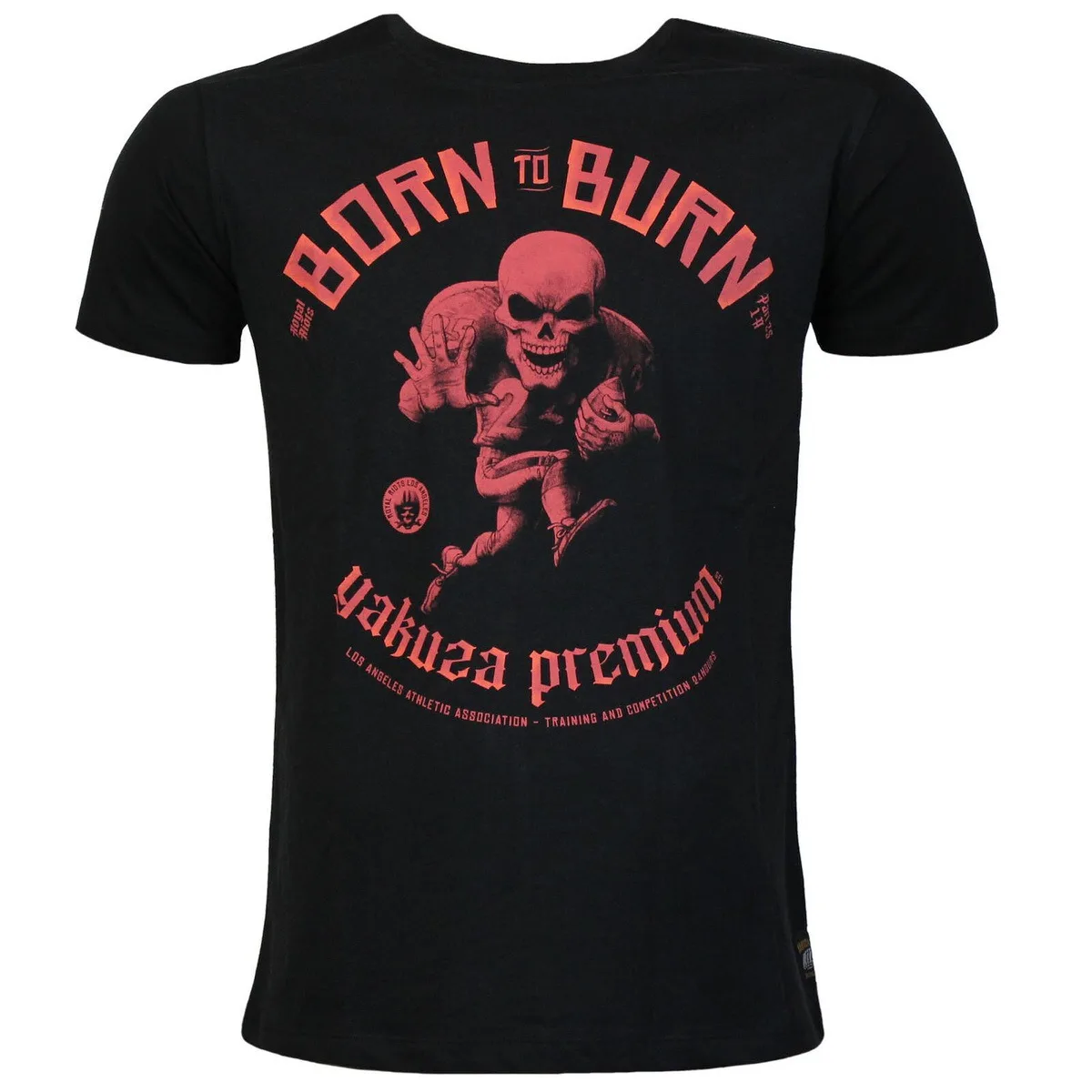 

YAKUZA Clothing Peripheral Pattern Printing Summer Luxury Brand Pure Cotton Men's and Women's T-shirts Short Sleeves