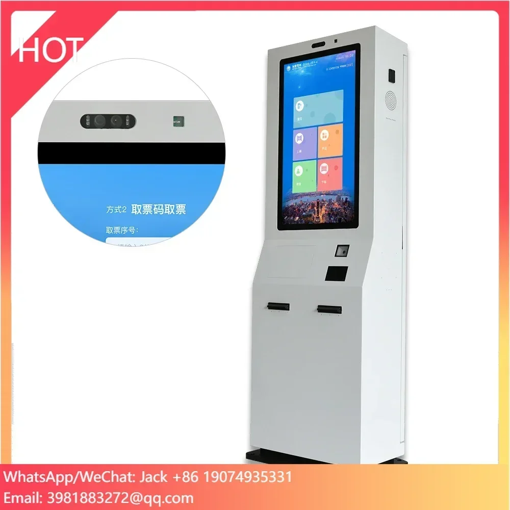 Waterproof Outdoor Terminal Automatic Parking Payment Card Parking Lot Payment Kiosk