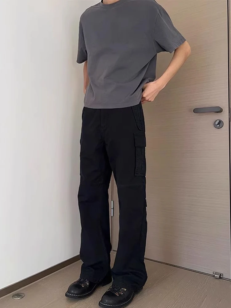 

Мужские повседневные брюки American Sle Cleanfit Bla Multi-ket: прямые, зауженные, для высоких мужчин, весенняя мода