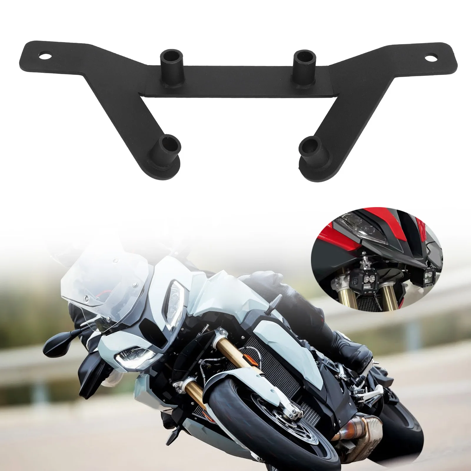 

Кронштейн противотуманной фары мотоцикла, противоударный прочный держатель вспомогательной лампы для S1000XR 2020-2023