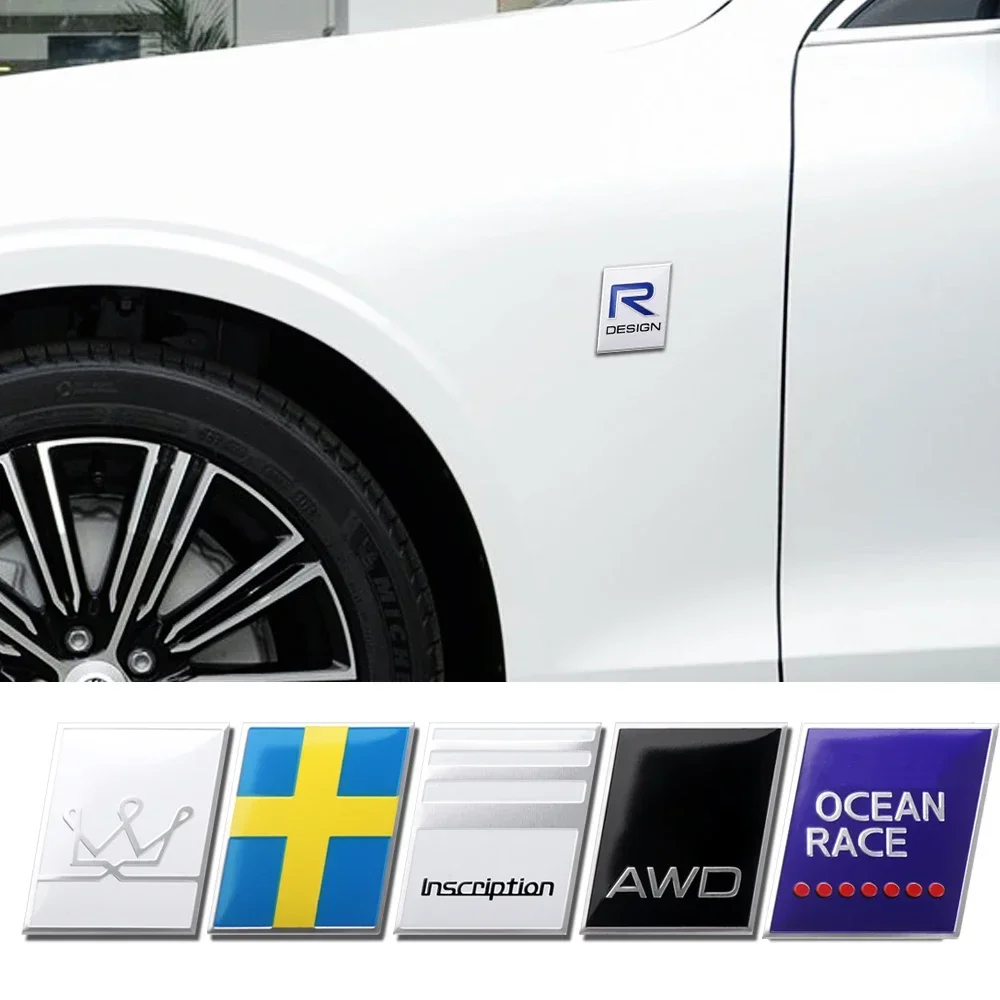Автомобиль R дизайн Rdesign AWD ELK тест значок наклейка корпус Багажник крыло Украшение Аксессуары для Volvo OCEAN Xc60 Xc90 V40 V50 S60