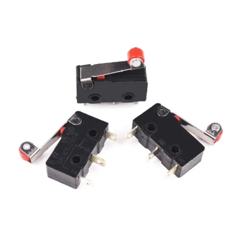 

10pcs Mini Micro Limit Switch With Roller 3Pin KW11-3Z 250V 5A Limit Switch