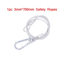 1Pc Safety Ropes Security Cable Safety Cable Steel Wire Stage Light Equipment Led Bar Light Maximum Bearing Weight 20KG