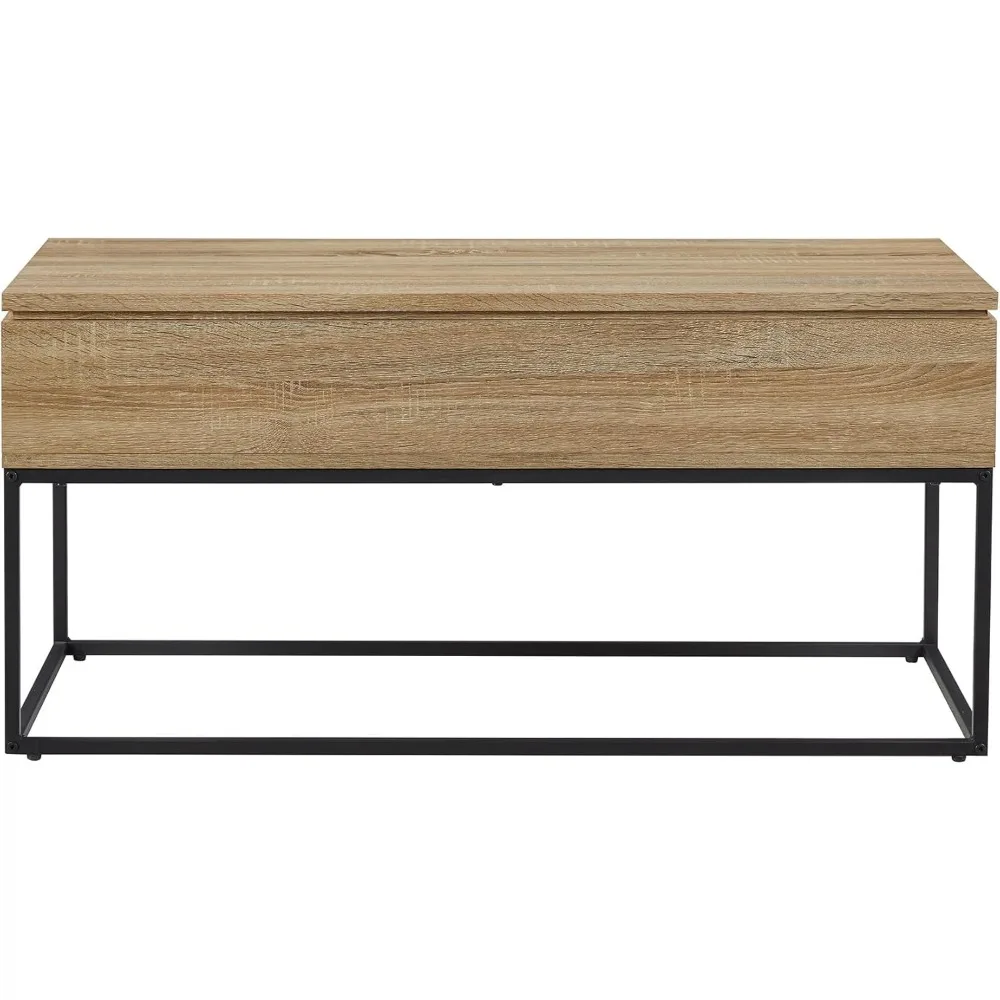 Modern Open Box Lift-Top Storage Coffee Table, 40 Inch