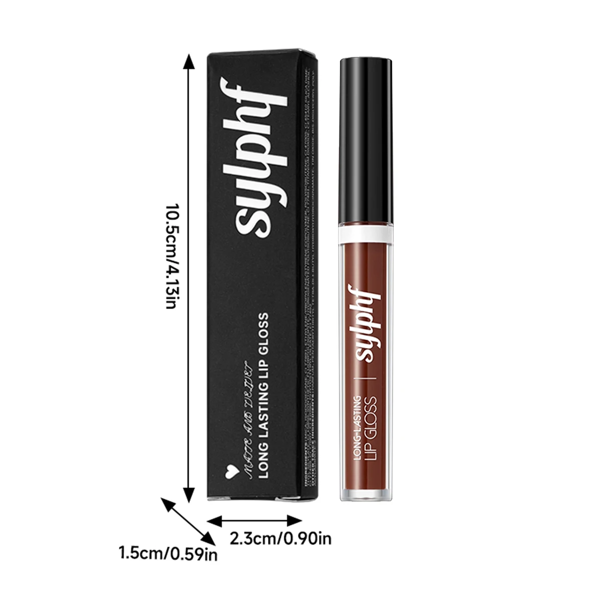 1 stuks waterdichte lipgloss, duurzaam en langdurig, niet gemakkelijk te verwijderen make-up, niet vervagen, niet plakken aan kopjes, niet vlekken