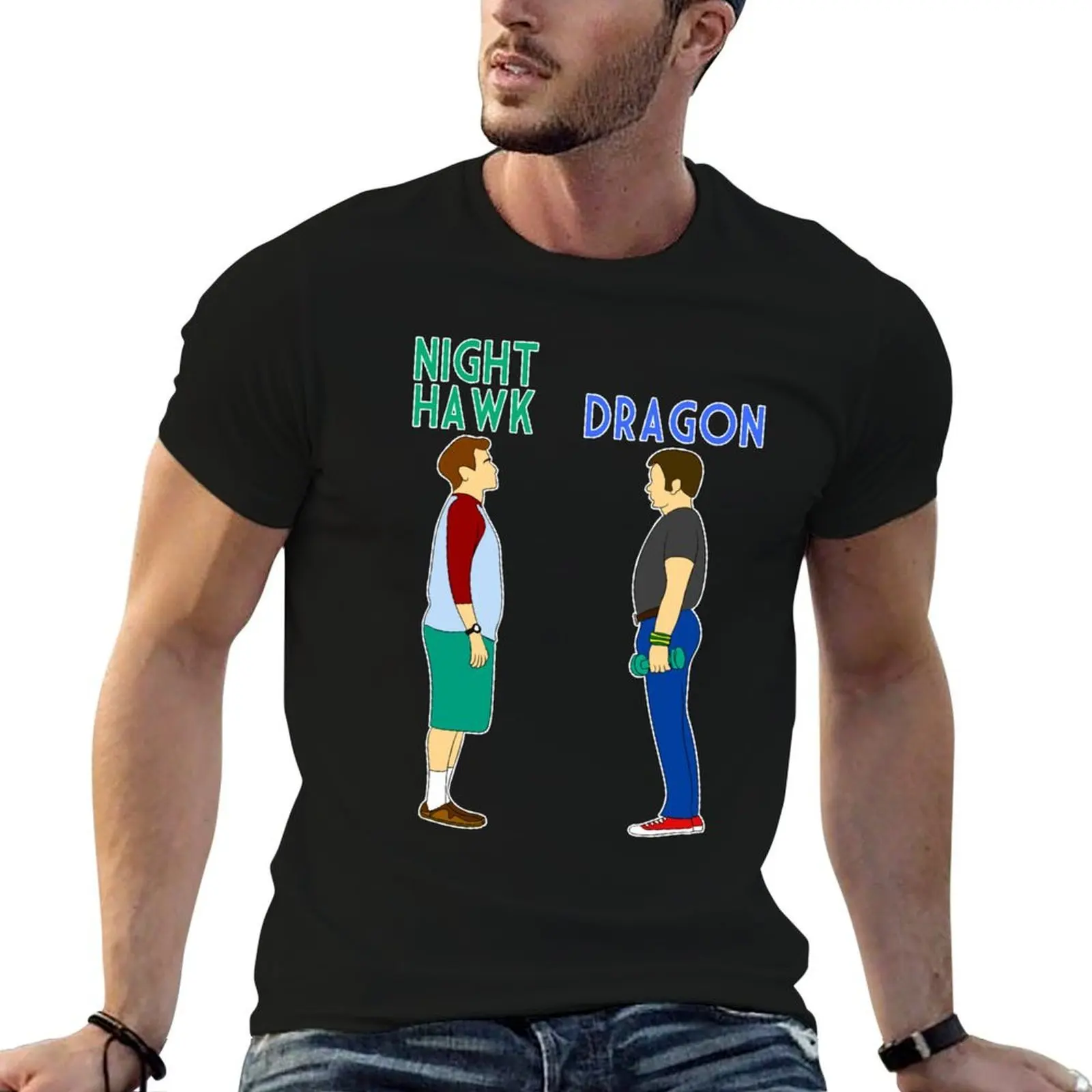

shirt Hawk for Night t men T-Shirt Dragon shirt man shirts for casual t man Step t Brothers man