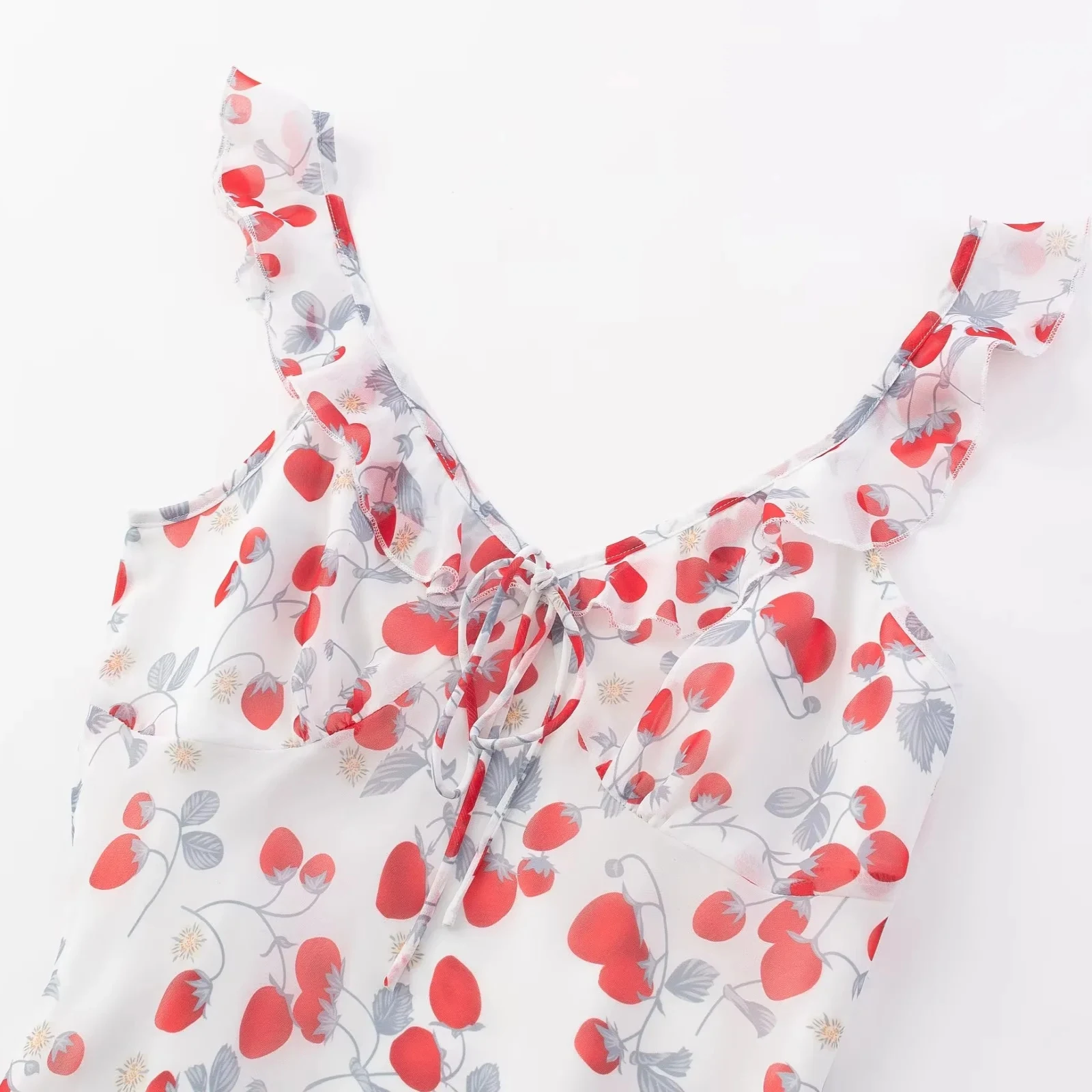 Ele Estampado floral Maxi Dr V-Ne Adelgazante Cintura envolvente Svel Una línea Verano Dr Vestido de cintura alta para mujer