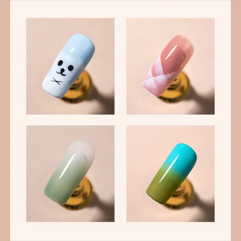 Brosse à ongles dégradée, 1 pièce, pinceaux d'art ombrés pour manucure, vernis Gel Uv, stylo de peinture, nouveaux outils de beauté pour ongles