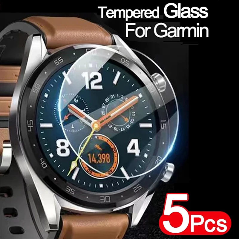 5 قطعة الزجاج المقسى للغارمين Fenix 7X 7S 7 6 8 47 مللي متر واقيات الشاشة فيلم ل Smartwatch #1